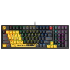 Keyboard A4Tech Bloody S98 Sports Lime Blms Plus mechanical yellow/gray USB for Gamer 1078910