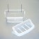 Bird feeder is the internal transparent with a separator 11.7 x 5.5 x 6.3 cm