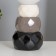 Amani desktop lamp 1x40W E14 white/coffee 11.5x11.5x28cm