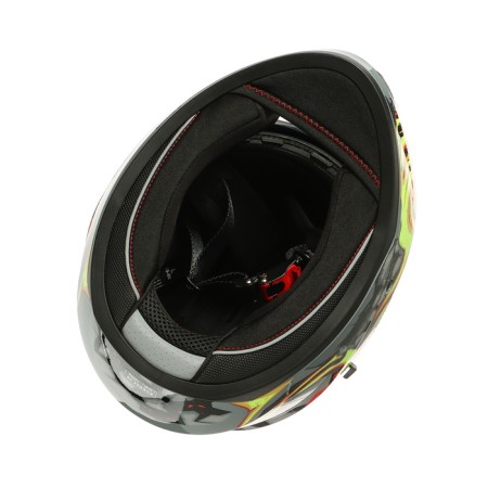 The helmet integral with two visors, size L (59-60), BLD-M67E model, black and yellow-8