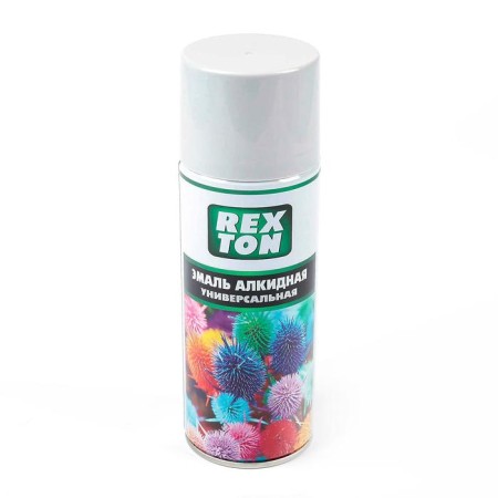 Emal alkyd universal Rexton, light gray, aerosol, 520 ml