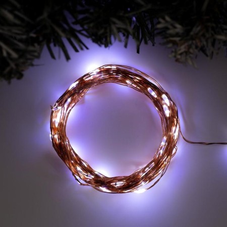 Garland "thread" 10 m dew, ip20, copper thread, 100 LED, white glow, 12 V