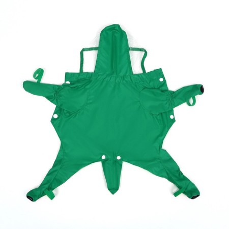Combiason for dogs, demi -season with covers on paws, size L (DS 35, OG 37), green-2