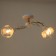 Jamma chandelier 2XE27 40W white-gold 55x26x25 cm Bayerlux