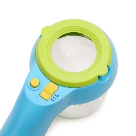 Set "Young Naturalist": a glass, a magnifier with a 35mm lens, with backlight-3