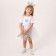 Carnival set "Snowflake": T -shirt, skirt, rim, thermonacleka, height 98–110 cm