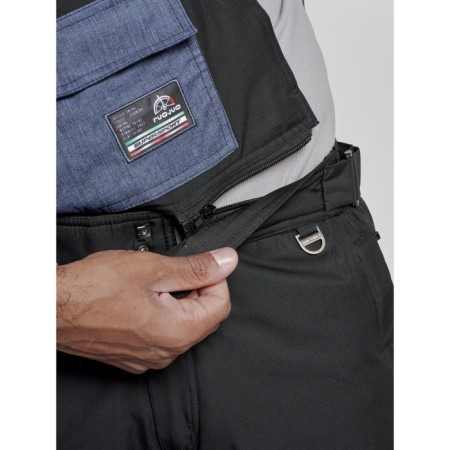 Semi -combinezone ski insulated male winter, size 52, black color-4