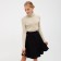 Women's skirt Minaku: Casual Collection Black color, size 42