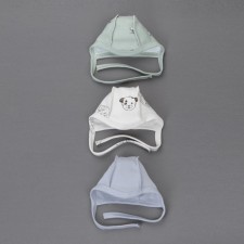 Чепчик детский KinDerLitto «Мягкий хлопок», рост 50-56 см, 3 шт