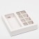 Box for 8 sweets + chocolate, with a window, white, 17 x 5 x 17.5 x 3.7 cm