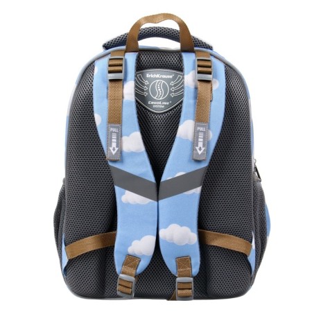 School backpack Erich Krause Ergoline 15l, 39 x 28 x 14 cm, ergonomic back, Cupids 56784-4