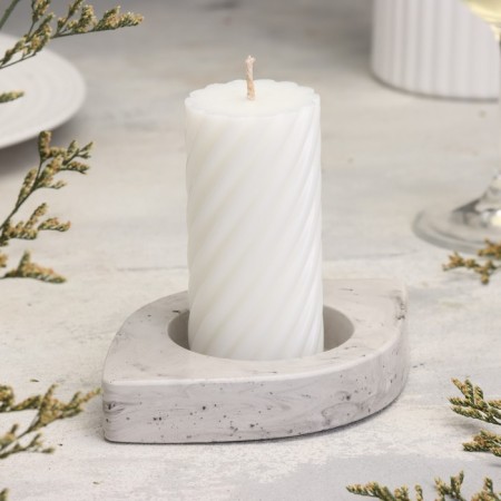 Glorifier of "Eye. Marble" from gypsum, 14.5x9.5x2cm, marble with black stripes