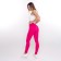 Female leggings in a rubber, pink color, size 48-50 (l/xl)