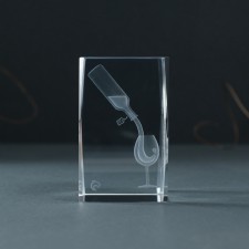 Souvenir glass rectangle 