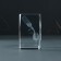 Souvenir glass rectangle "glass and wine" 5x5x8 cm
