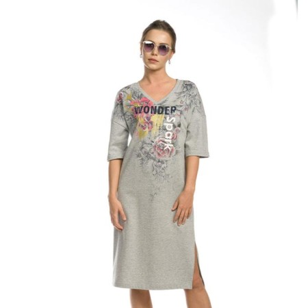 Women's dress, size XS, gray color