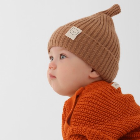 Hat crumb I, p. 46-48cm, 1-2 years old, beige