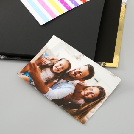 Photo album 25 sheets (corners+rings) "Proud lion" 27x19 cm-4