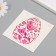 Tattoo on the body color "Egg with pink patterns" 10x10 cm