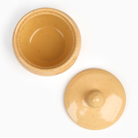 Ceramic pot for baking "Baby" 0.2l / 10x9.5cm, Karakum-1