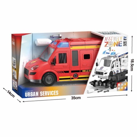 The designer of the screw "Fire van", light, sound, inertia, 50 parts-13