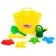 Sanding set of 8 items: Korzin bag, watering can 0.5 l, scoop L16cm. rake, molds 4 pcs.