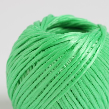 Polypropylene twine, d = 1.5 mm, length 60 m, 40 kgf, green color-1