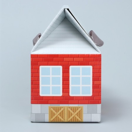 Gift folding box, packaging, Fire Station, 15 x 18 x 10 cm-2