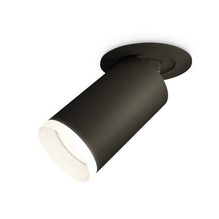 A set of a built -in rotary lamp with acrylic Ambrella Light, Techno, XM6323220, GU5.3, color black sand