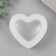Mold Silicon "Volumetric Heart" 8x7.5x3.9 cm