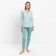 Female homemade set (jumper/pants), olive color, size 52