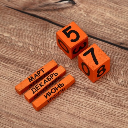 Wooden calendar "cats" 11x6x22 cm mix-1