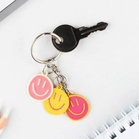 Брелок для ключей "Смайл", 2.5 х 9 см-1