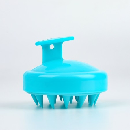 Brush - head washing massage, 8 × 8 × 6 cm, blue color-7
