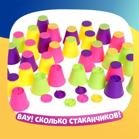 A board game for speed and logic "at a color speed", a module with a rotating drum, 2 players, 4+-5