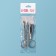 Manicure set, 3 objects, silver color