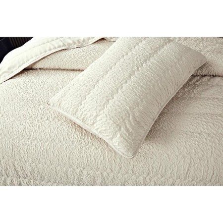 A set with a bedspread "Nadine", size 160x220 cm, 50x70 cm, color milk-4