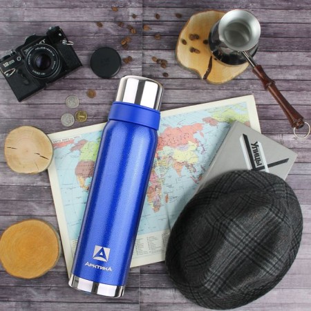 Thermos "Arctic" 106, 900 ml, retains heat 28 hours, blue-4