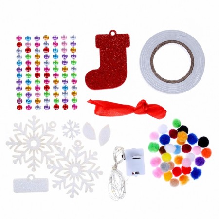 Set for creativity "New Year's garland: snowflakes"-2