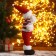 Soft toy "Santa Claus-Pussat" 12x40 cm, red
