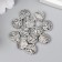Busina for creativity Metal "Leo" silver G240B1187 1.2x1.1 cm