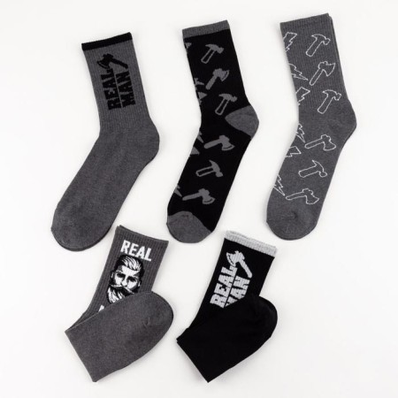 A set of men's socks KAFTAN "Real Man" 5 pairs, size 41-44 (27-29 cm)-1