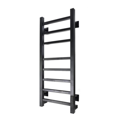 The electric heated towel "Sanprise" Quadro P8, 300x800 mm, universal, black-1
