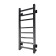 The electric heated towel "Sanprise" Quadro P8, 300x800 mm, universal, black