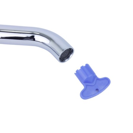 Bronze de Luxe Focus 24601cm sink mixer, pour 120 mm, brass, chrome/marble-5