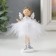 Souvenir Polystone "Angel-Land with braids, in a white skirt" Pooh 10x3x5 cm
