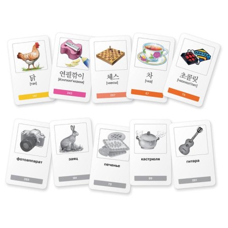 Thematic cards. My first Korean words. 333 cards for memorization-2