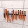 Holder for pliers, pliers or ticks, wall, black