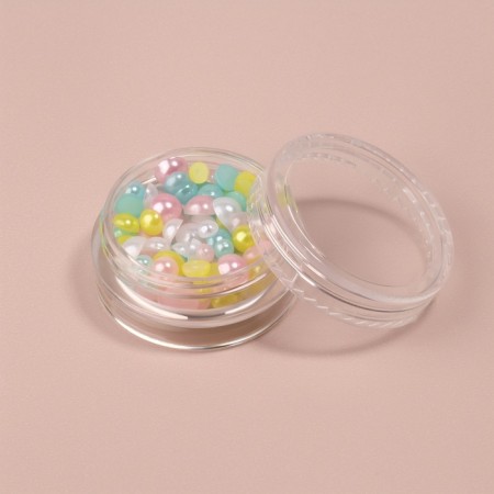Runes for nails, pearl, voluminous, multi -colored-5