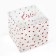 Gift PVC, packaging, “love inside”, 12 x 12 x 12 cm